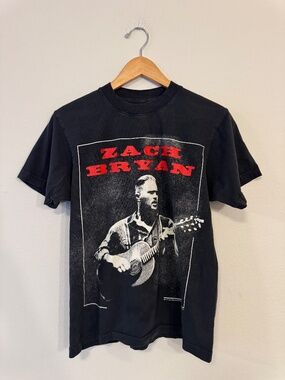 Zach Bryan Quittin' Time Tour 2024 One Of These Days Black Tee Shirt Small